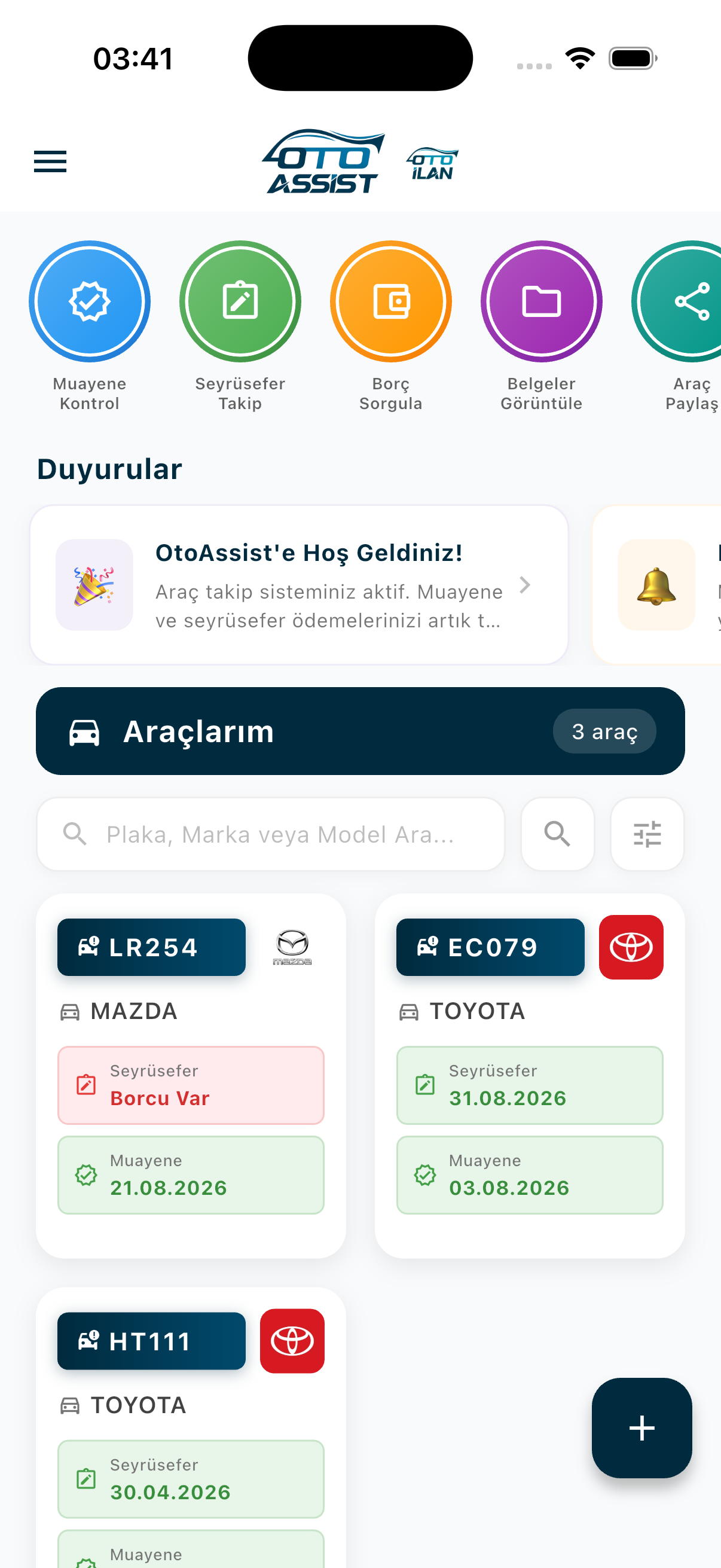 OtoAssist Ana Ekran